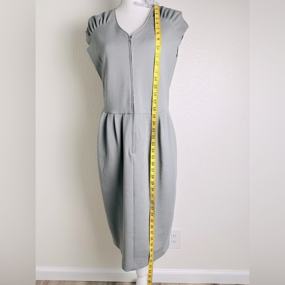 Emporio Armani Cap Sleeve Jersey Dress Italian Size 48 or US size 12 - Picture 8 of 15